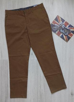 Мужские чиносы коричневые брюки р. 54 (xl)
