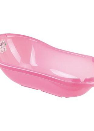Детская ванночка для купания, перламутровая, розовая