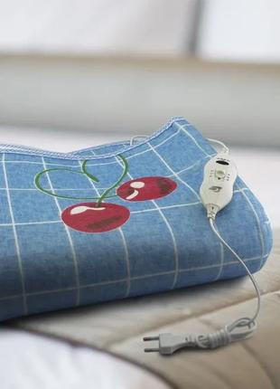 Электропростынь electric blanket 150*160 blue cherry ms
