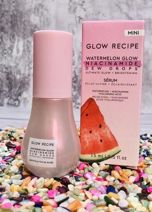Осветляющая сыворотка с ниацинамидом glow recipe watermelon gl...