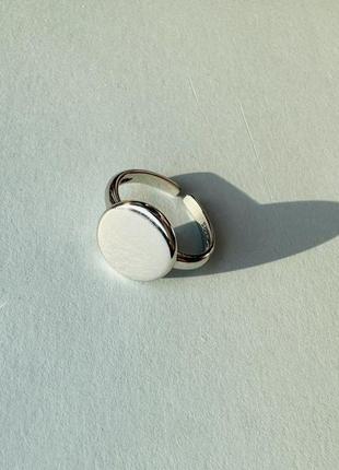 Кольцо серебро 925 проба посеребрение печатка кольца