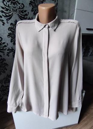 Классическая рубашка, блуза удлиненная по спине