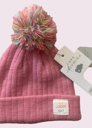 Шапка дитяча primark lucky hat 0-3 міс