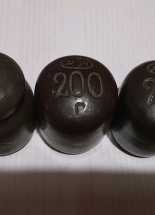 Гирьки фарфоровые 200 грамм ссср 1933,34,35 год