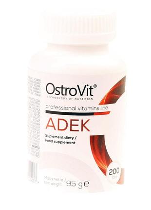 Вітамінний комплекс Ostrovit Vitamin ADEK 200 tabs