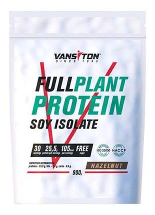 Протеин Соевый изолят Plant protein Vansiton 900г Лесной орех