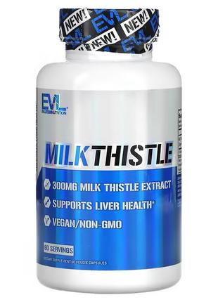 Экстракт расторопши Evlution Nutrition Milk Thistle 300 mg 60 ...