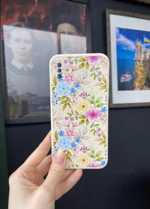 Чехол на iphone x xs flowers