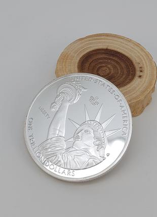 Монета сувенирная "Статуя Свободы" (цвет - серебро) арт. 04053