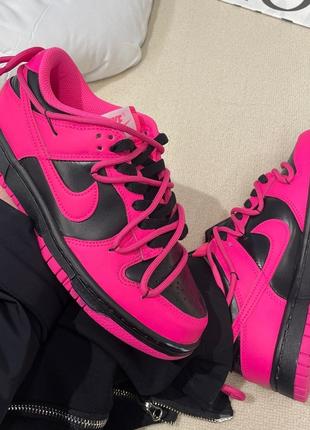 Кроссовки, кросівки Nike найк жіночі, чорні, рожеві