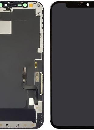 Дисплей + сенсор для Apple iPhone 12 / 12 Pro Black (Incell)