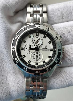 Мужские часы годинник Festina F16603 Chronograph 46mm