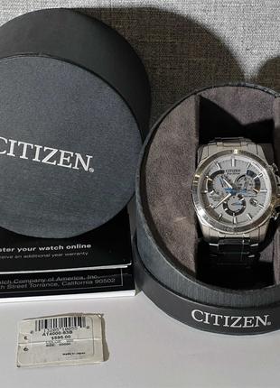 Чоловічий годинник часы Citizen AT4000-53E Eco-Drive 200m Sapp...