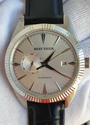 Мужские часы Reef Tiger RGA1616 Automatic White Sapphire 41mm