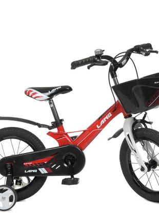 Велосипед детский lanq wln1450d-3n 14 дюймов, красный