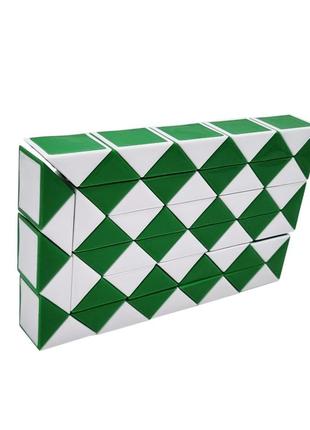 Игра-головоломка кубик рубика змейка mc9-8, 60 частей (зеленый)