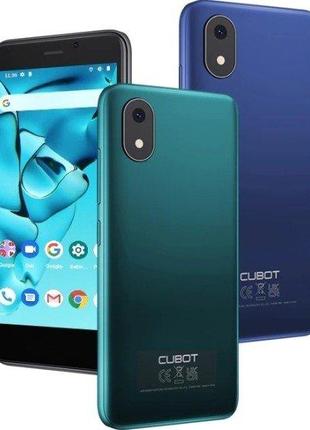 Дешевый смартфон на 2 сим карты Cubot J10 green 1/32 гб