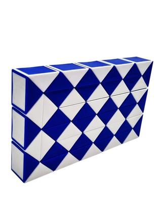 Игра-головоломка кубик рубика змейка mc9-8, 60 частей (синий)