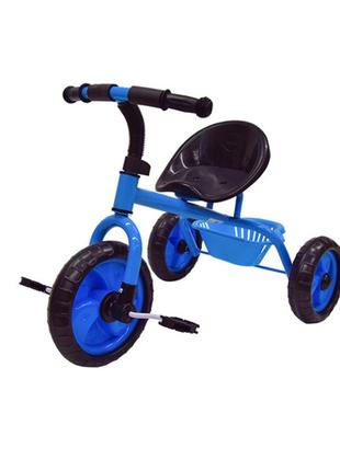 Детский велосипед трехколесный tr2101 колеса 10, 8 дюймов (синий)