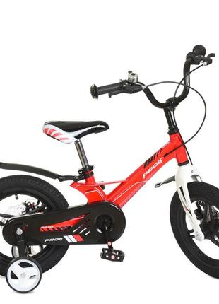 Велосипед детский prof1 lmg14233 14 дюймов, красный