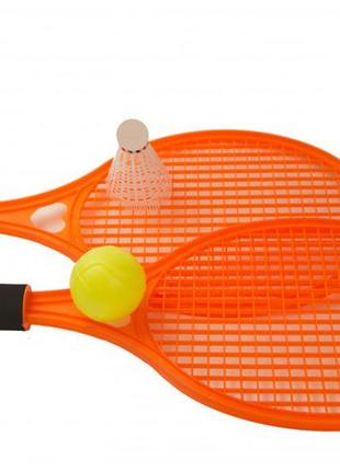 Детские ракетки для тенниса или бадминтона m 5675 с мячиком и ...