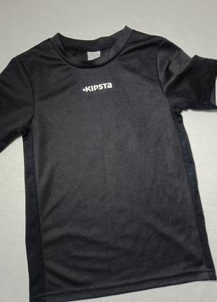 Футболка kipsta. спортивная футболка kipsta. черная футболка