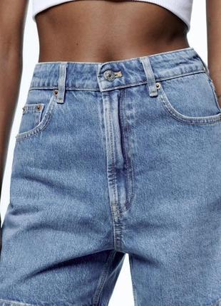 Сині джинсові короткі шорти мом шорти жіночі бойфренди дуже ви...