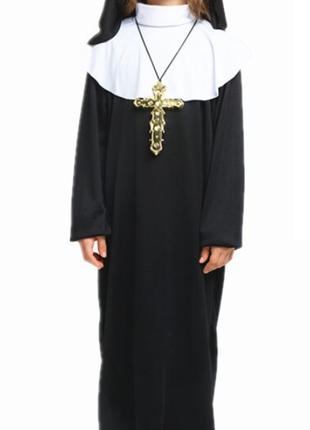 Карнавальный костюм Монашка детская ABC Halloween (135-155 см)