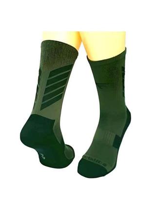 Шкарпетки F002 спорт високий (хакі) р.42-45 12пар ТМ Fanatics