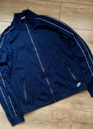 Кофта зип куртка софтшелл nike nsw track logo reflective jacket.s