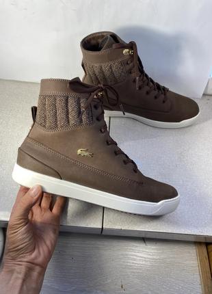 Lacoste explorateur кожаные женские ботинки 39,5-40 р 25,5 см ...