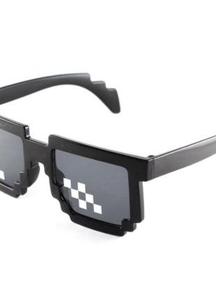 Пиксельные очки — восьмибитные очки майнкрафт minecraft