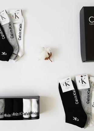 Шкарпетки чоловічі низькі calvin klein 6шт. короткі шкарпетки ...