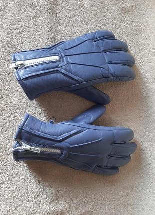 Зимние кожаные спортивные перчатки  happy sport р.9,5-10