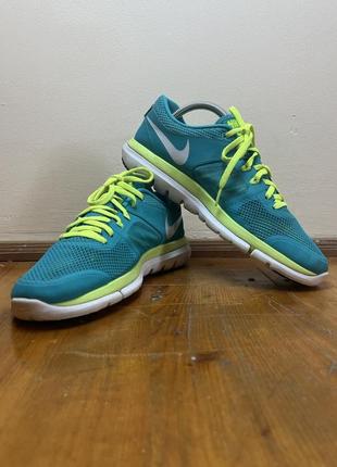 Nike flex run tribe green white running athletic 642767-300 ор...