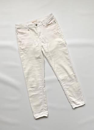 Молочні світлі штани брюки джинси скінні diverse glamour