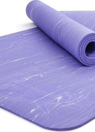 Двухстороний коврик для йоги Reebok Camo Yoga Mat фиолетовый У...