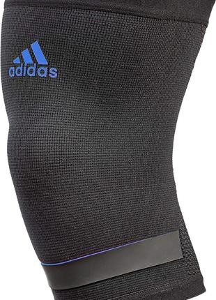Фіксатор коліна Adidas Performance Knee Support чорний, синій ...
