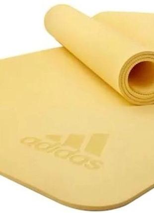Коврик для йоги Adidas Premium Yoga Mat желтый Уні 176 х 61 х ...