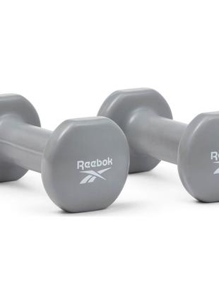 Гантелі Reebok Dumbbells сірий 2 кг RAWT-16152