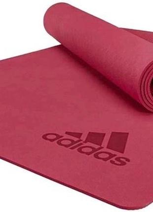 Коврик для йоги Adidas Premium Yoga Mat красный Уні 176 х 61 х...