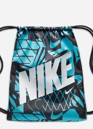 Рюкзак - мешок Nike Y NK DRAWSTRING - CAT AOP 1 черный. Синий,...