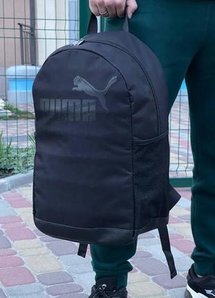 Черный рюкзак puma