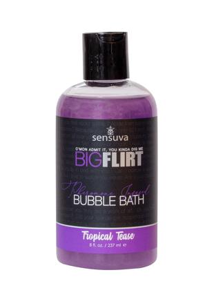 Піна для ванни Sensuva — Big Flirt Pheromone Bubble Bath — Tro...