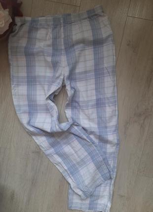 Женские пижамные брюки домашней одежды фланелевые