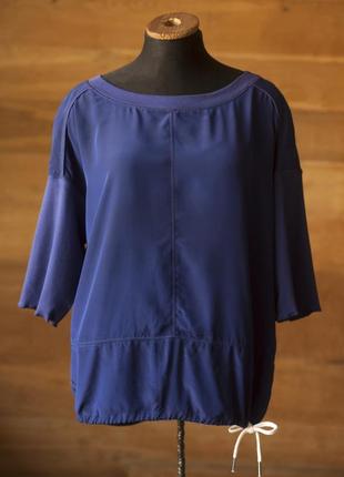Фиолетово синяя женская блузка marc cain, размер m, l