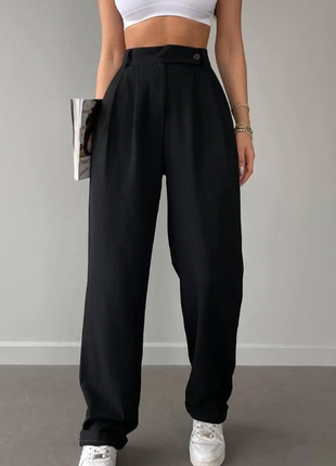 Женские брюки-палаццо офисные костюмка, 160со