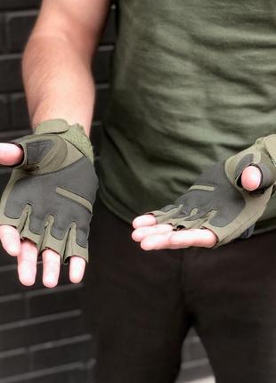 Тактические беспалые перчатки