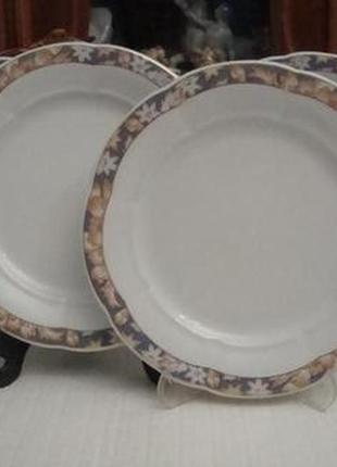 Красивые тарелки набор 4 шт фарфор бавария германия новые №д22