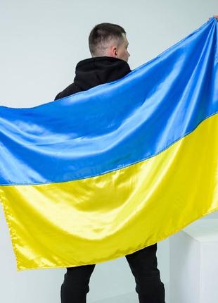 Флаг Украины 140*90 атлас